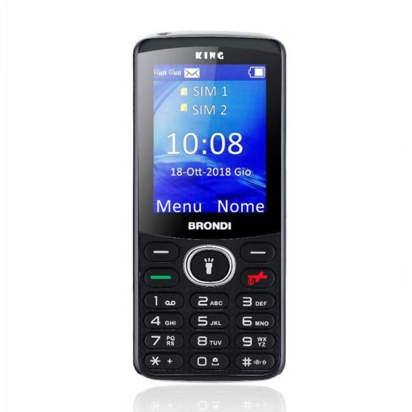 CELLULARE BRONDI KING BLACK ITALIA