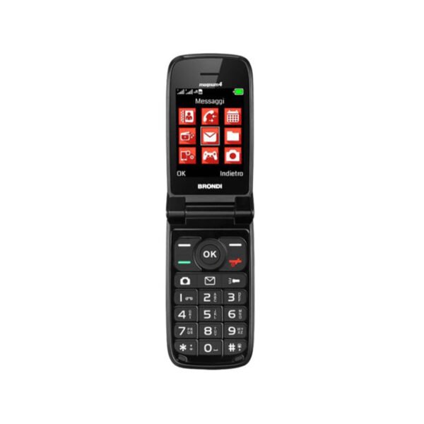 CELLULARE BRONDI MAGNUM 4 DUOS BLACK ITALIA