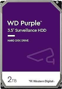 HARD DISK 3,5 SATA III 02TB WESTERN DIGITAL WD23PURZ PURPLE