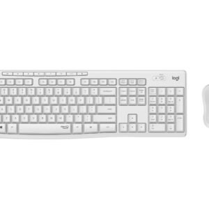 TASTIERA + MOUSE OTTICO WIRELESS LOGITECH COMBO MK295 QWERTZ 920-009819 DE WHITE