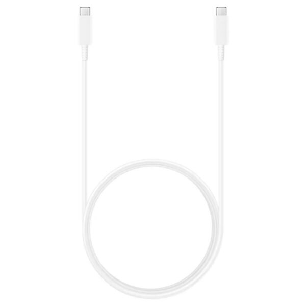 CAVO DATI/CARICA PER SMARTPHONE TYPE-C / TYPE-C SAMSUNG 5A 1,8M EP-DX510JWEGEU WHITE