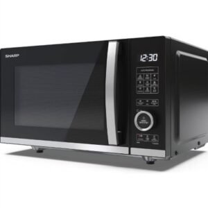 FORNO MICROONDE CON GRILL 20L 800W/1000W SHARP YC-QG204AE-B BLACK