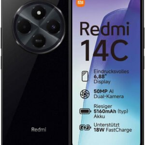 SMARTPHONE XIAOMI REDMI 14C NFC 4+128GB DUOS BLACK WINDTRE