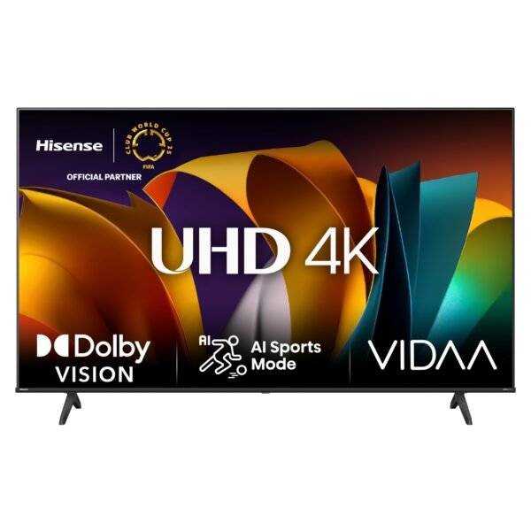 TV LED 55" HISENSE 4K 55A6N SMART TV ITALIA BLACK